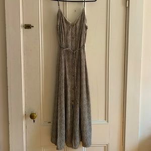 Mid length print dress